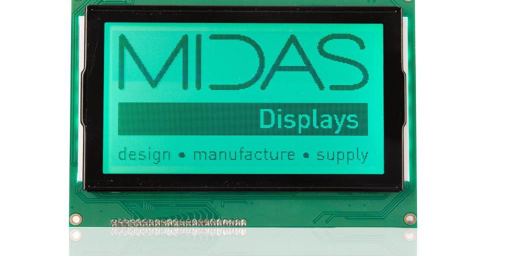 ‘Smart’ TFT displays from Midas accelerate development time