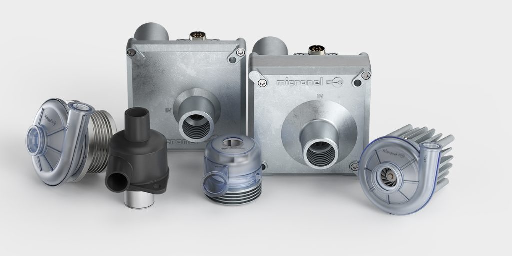 High pressure DC blowers by Micronel