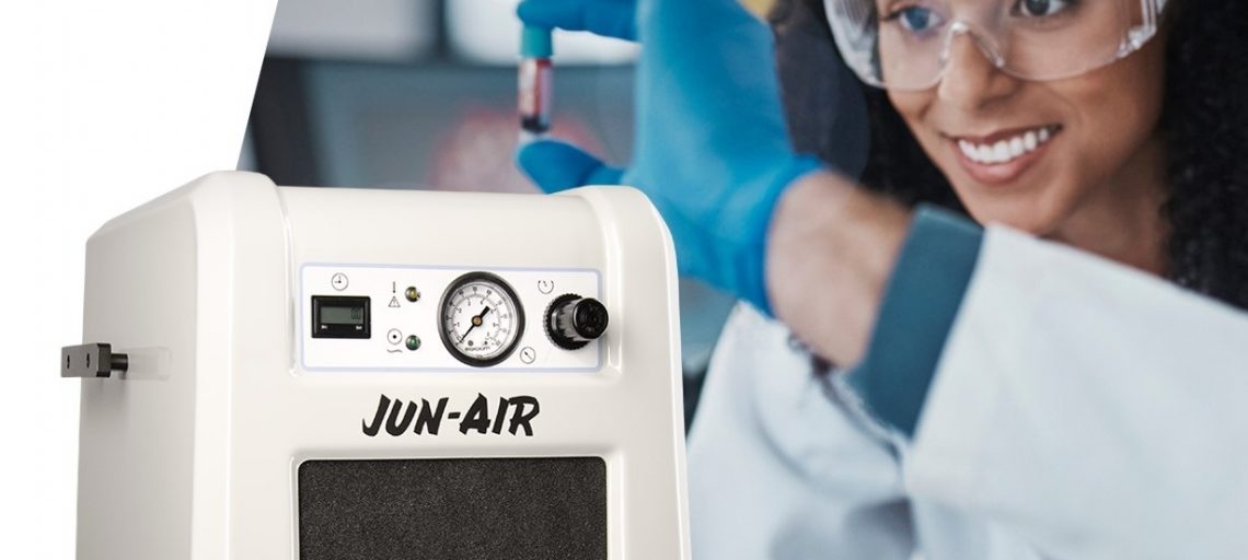 BCAS highlights Jun-Air range of silent air compressors for labs