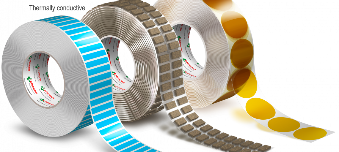 Bonding tapes line up alongside insulating film products